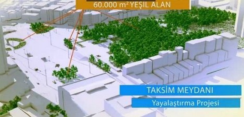 Taksim Meydanı çalışmalarında sona gelindi

