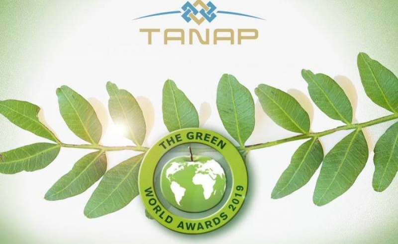 TANAP'a ‘The Green Organisation’ Ödülü Verildi
