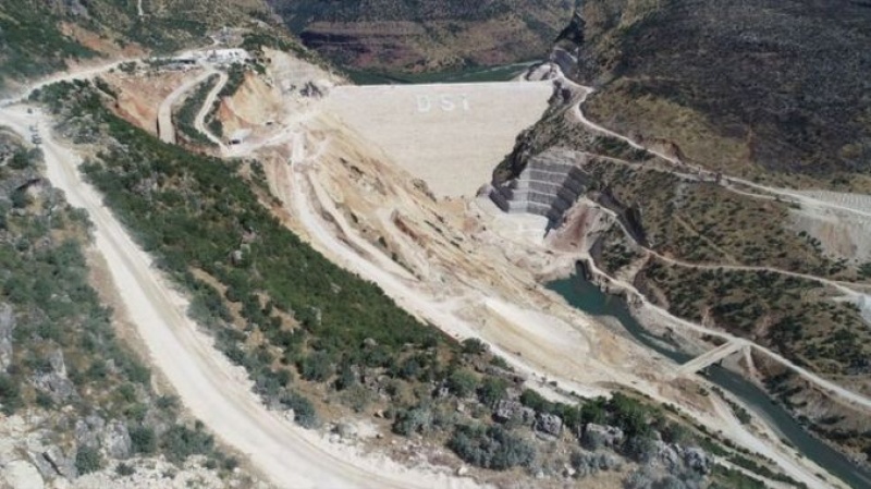 Silvan Barajı’nın gövde dolgusu  tamamlandı