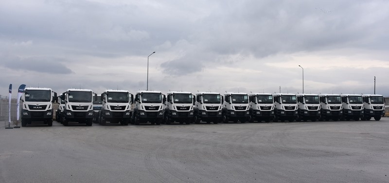 İŞKAYA İnşaat ,  2021 yılı araç yatırımlarında MAN kamyonlarını tercih etti