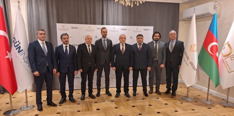 Özgün İnşaat, Caspian Capital Group İle İş Birliğini Güçlendirmek İçin Anlaşma İmzaladı