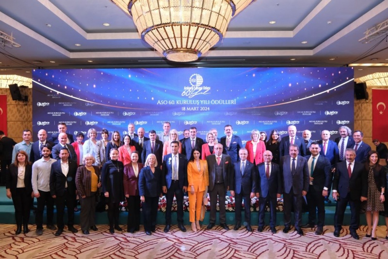 Ankara Sanayi Odası (ASO) 60. Kuruluş Yılı Ödülleri, Görkemli Bir Törenle Sahiplerini Buldu

